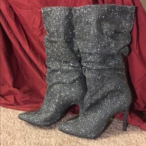 Jessica Simpson sparkle boots size 11
